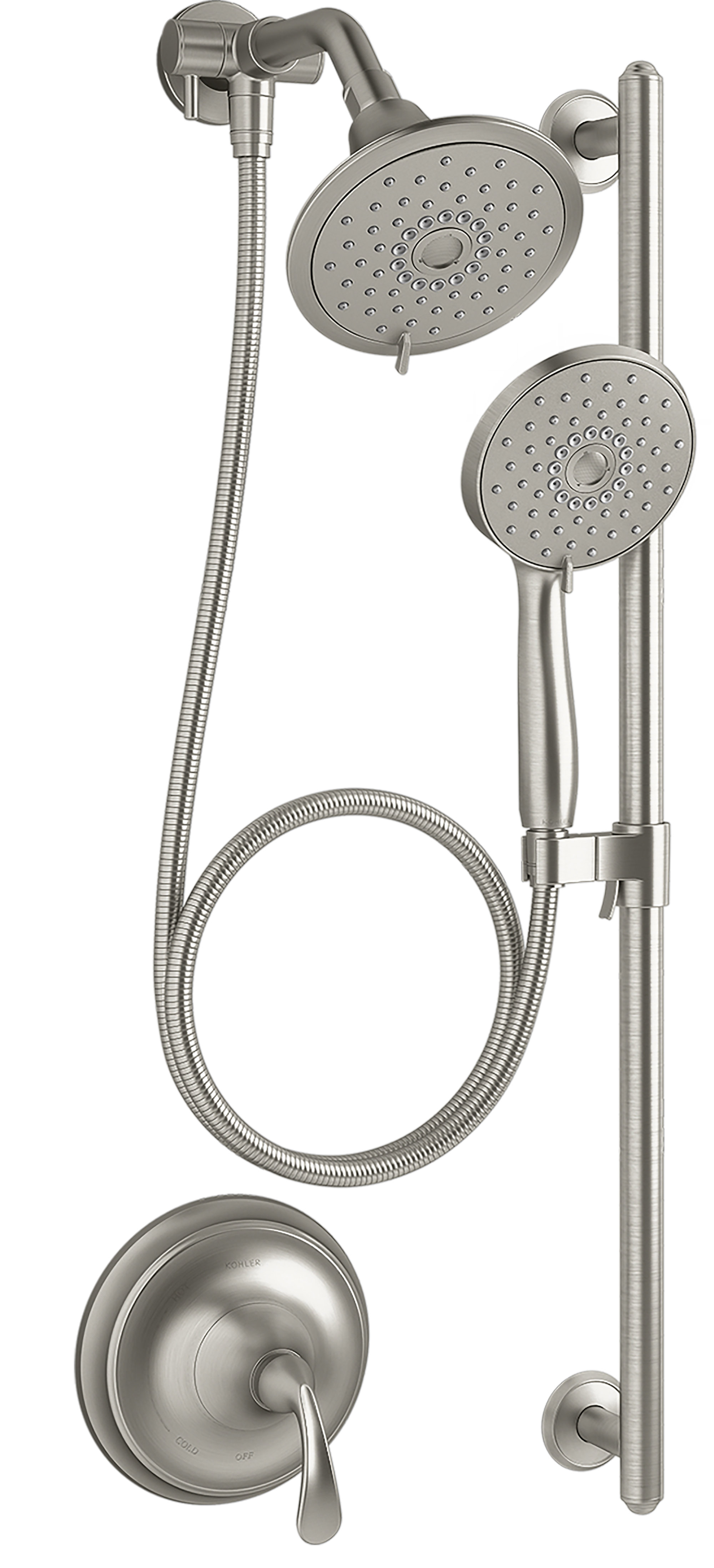 Kohler Forté Performance Showering Kit, 2.5 GPM Multifunction