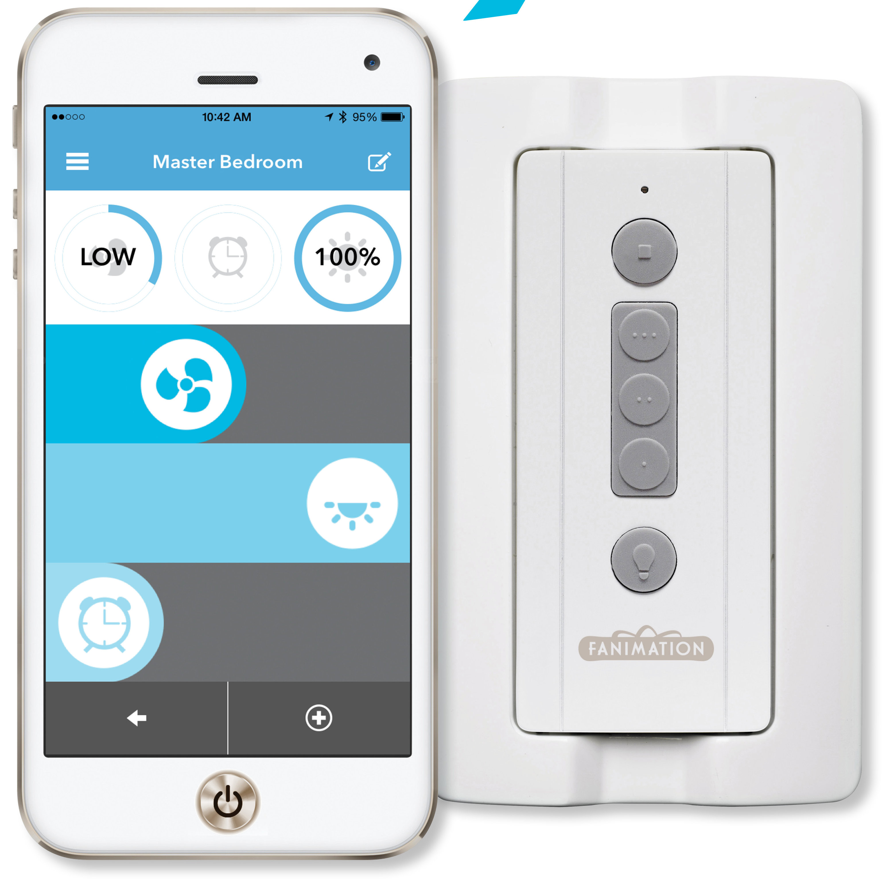 Fanimation Fansync Ceiling Fan Wall Control & Reviews Wayfair