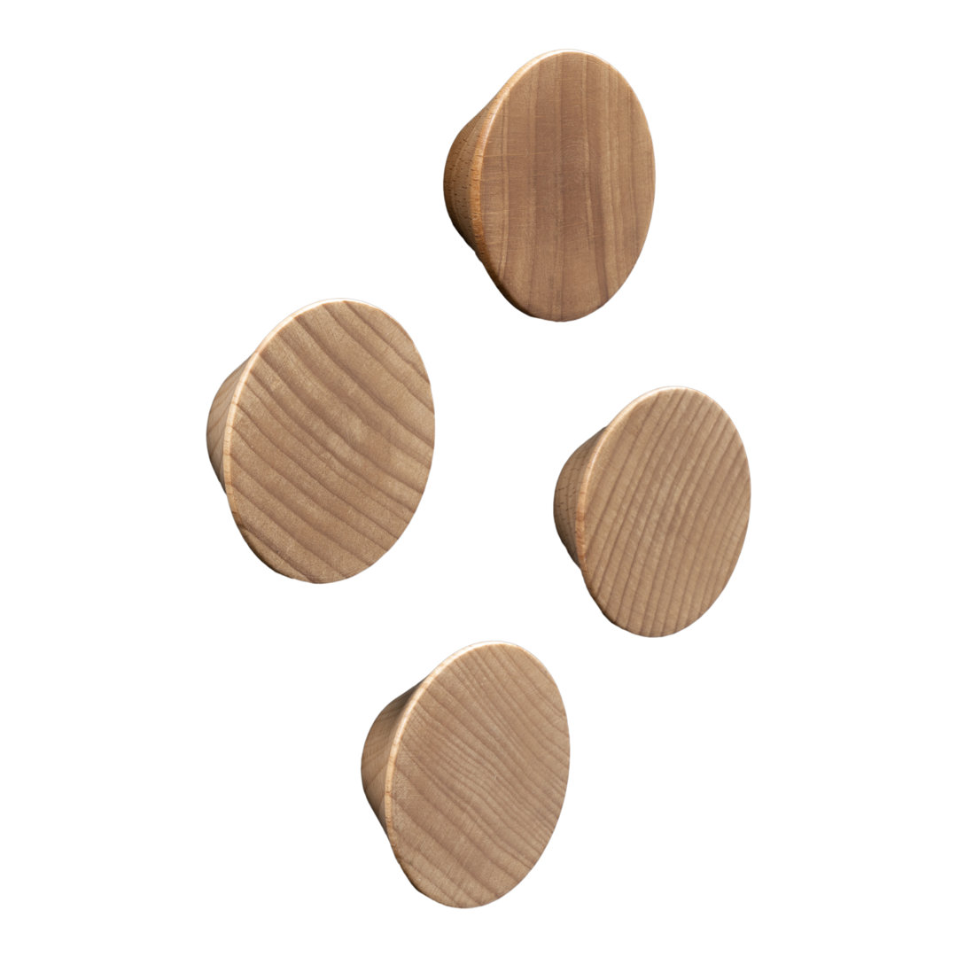 Ebern Designs 4-tlg. Garderobenhaken-Set Brextyn