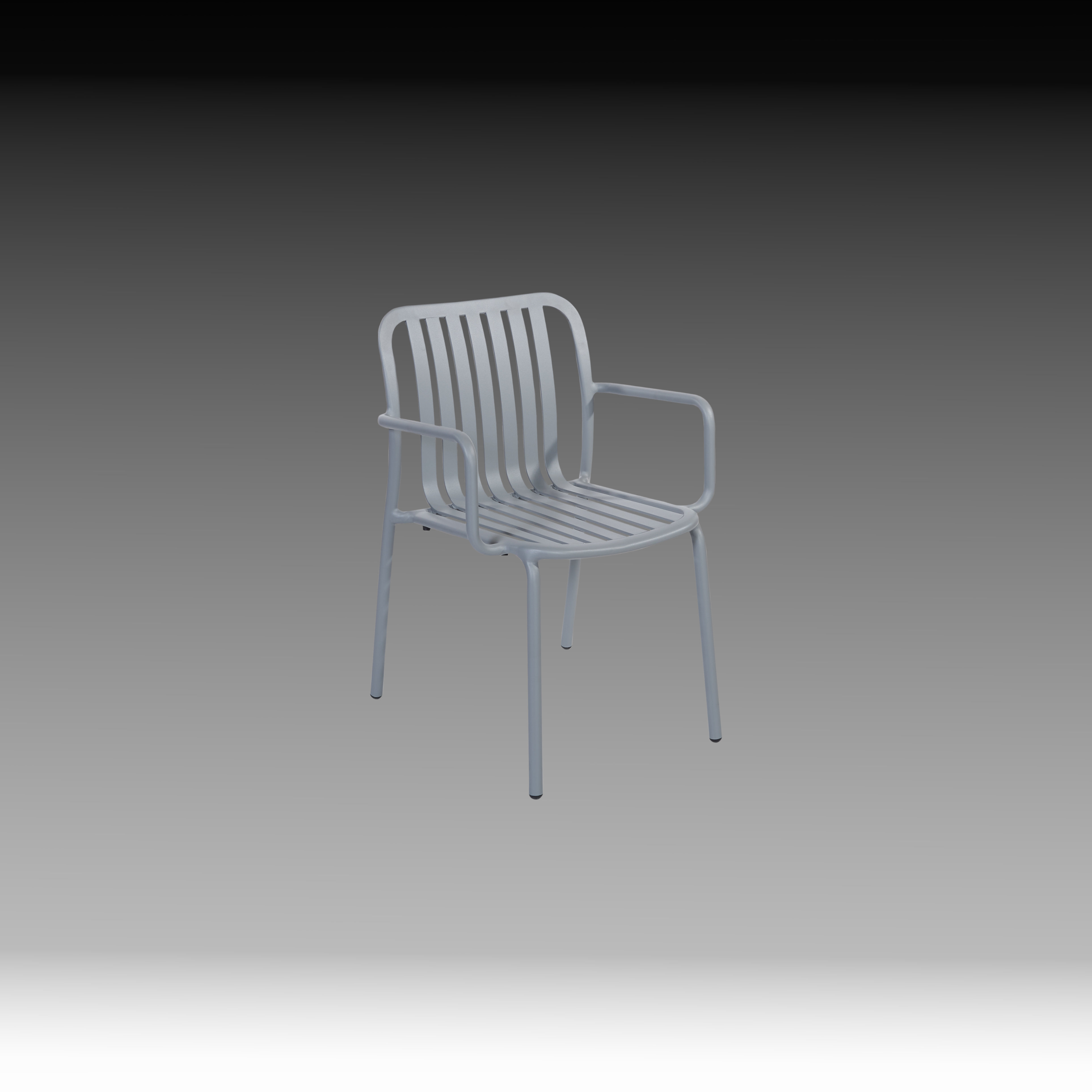 BFMSEATING Key West Metal Outdoor Stackable Dining Armchair with Cushion Wayfair