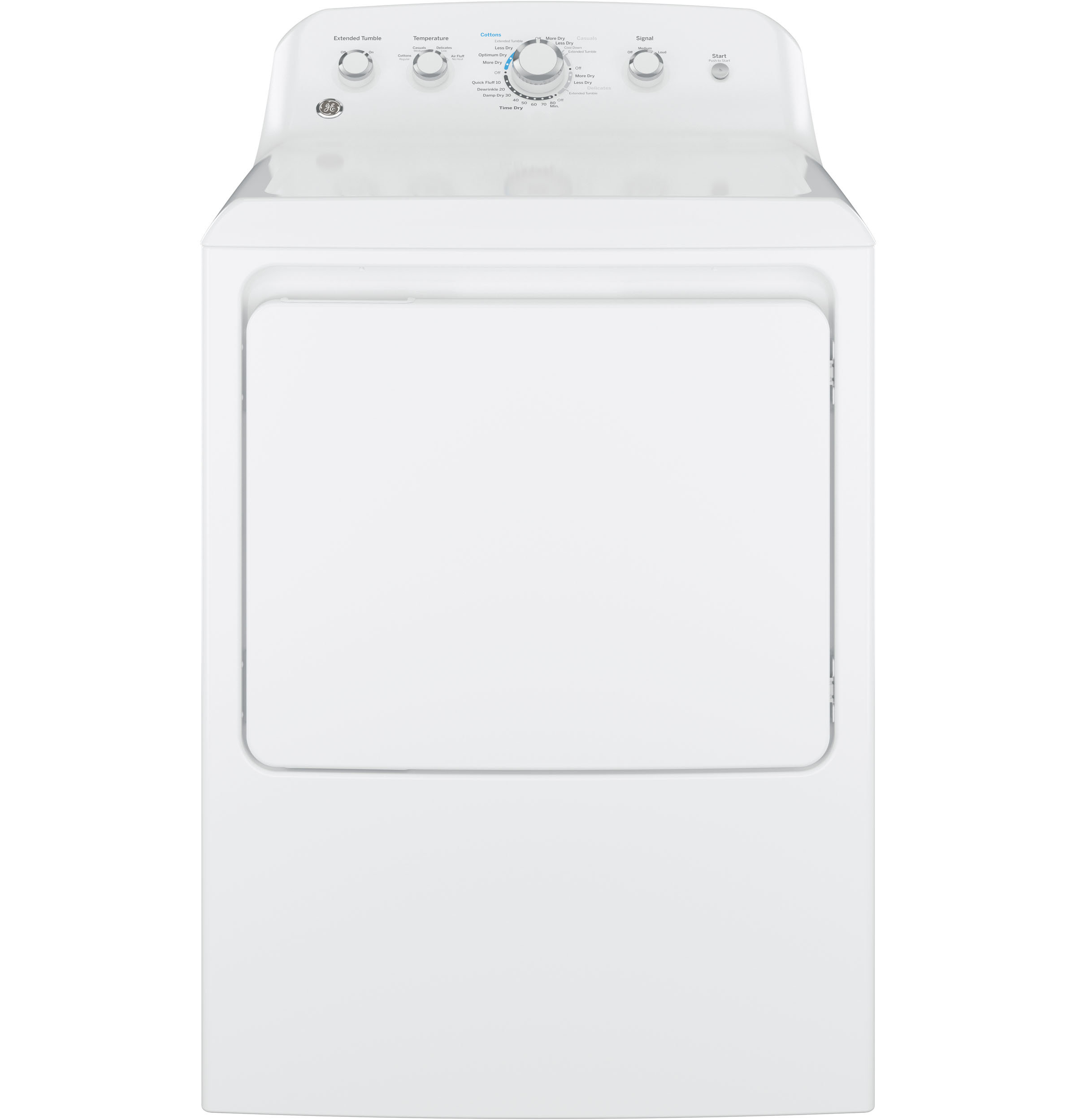 GE Appliances 7.2 Cubic Feet Cu. Ft. Electric Dryer with Reversible