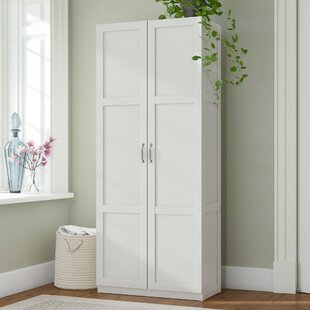 QISE Floor Bathroom Cabinet Free Standing Storage Cabinet Furniture,White Bathroom Storage Cabinet Order is Delivered Within 3-10 Days Wooden Modern Home Bathroom Storage Organizer