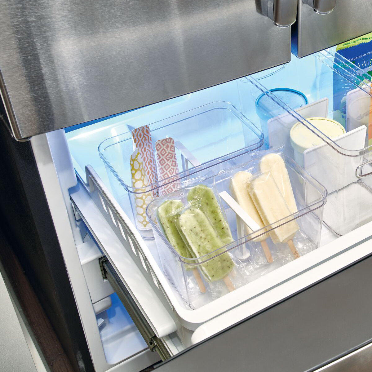 idesign divided fridge drawer