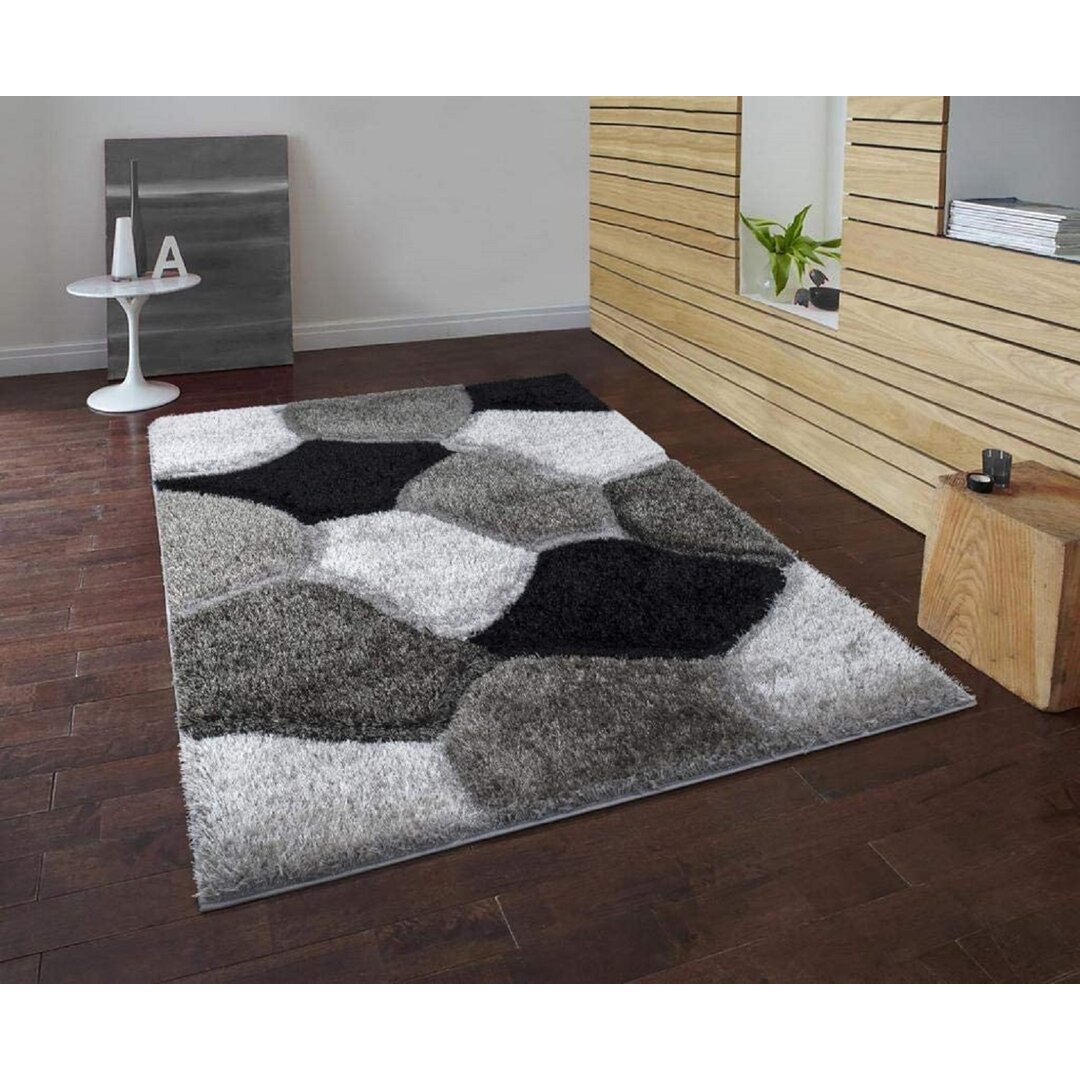 Pona Shaggy Rug Hallway Runner Living Room Rugs Bedroom Carpet Mat