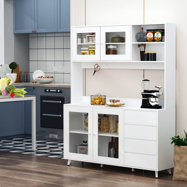 Latitude Run® Alamak 62.9'' Wide 4 Drawer Sideboard | Wayfair