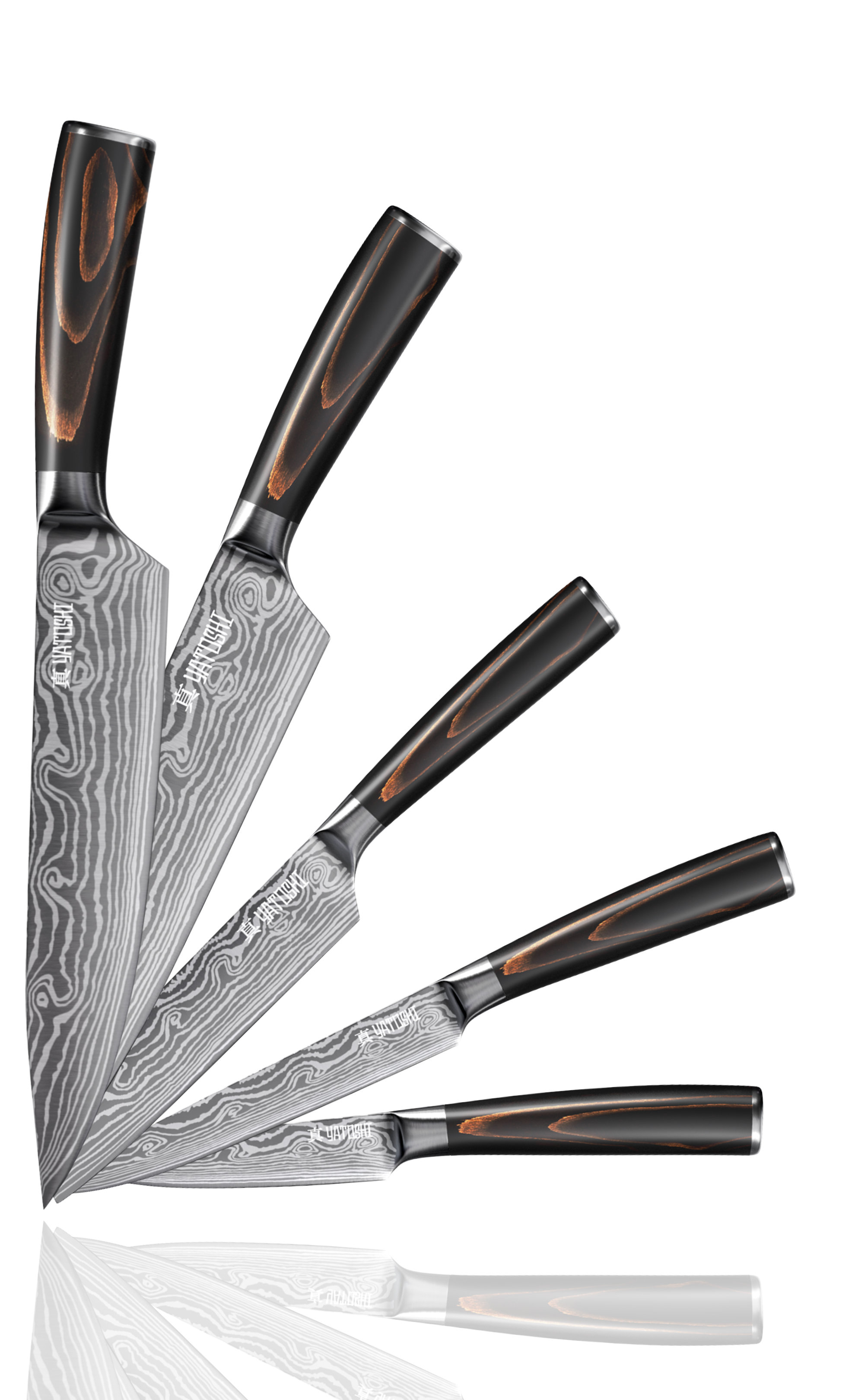 Yatoshi Knives Yatoshi Professional Assorted Knife Set & Reviews Wayfair