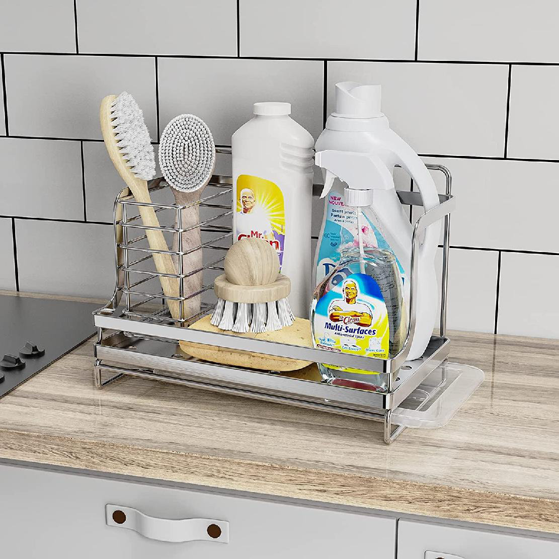 dingqitech Stainless Steel Sink Caddy Wayfair