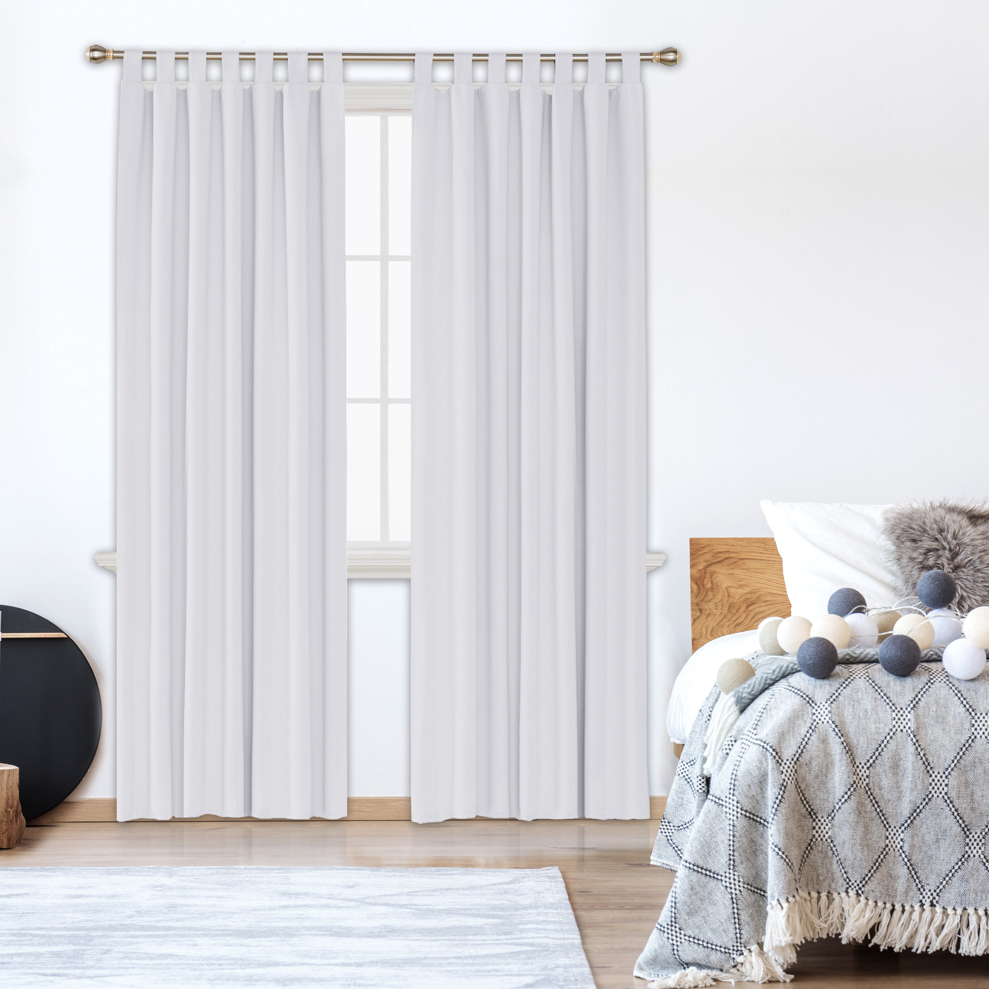 Deconovo Blackout Tab Top Curtain Pair | Wayfair.co.uk