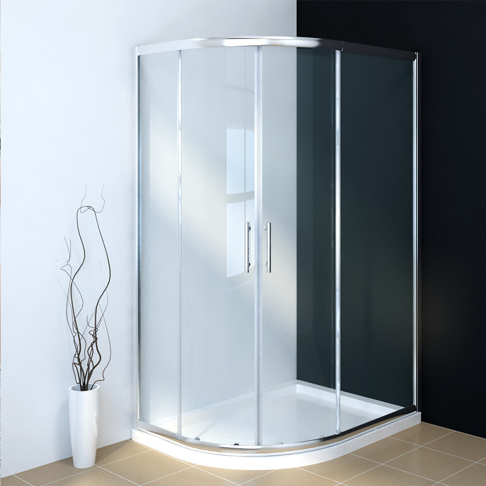 Belfry Bathroom Delphina Glass Offset Quadrant Shower Enclosure with