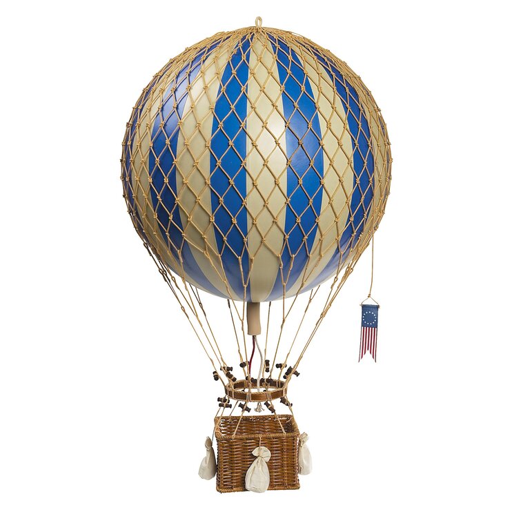Hot Air Balloon Model Hanging Home Ceiling Decoration Nursery Decor 12.5" 