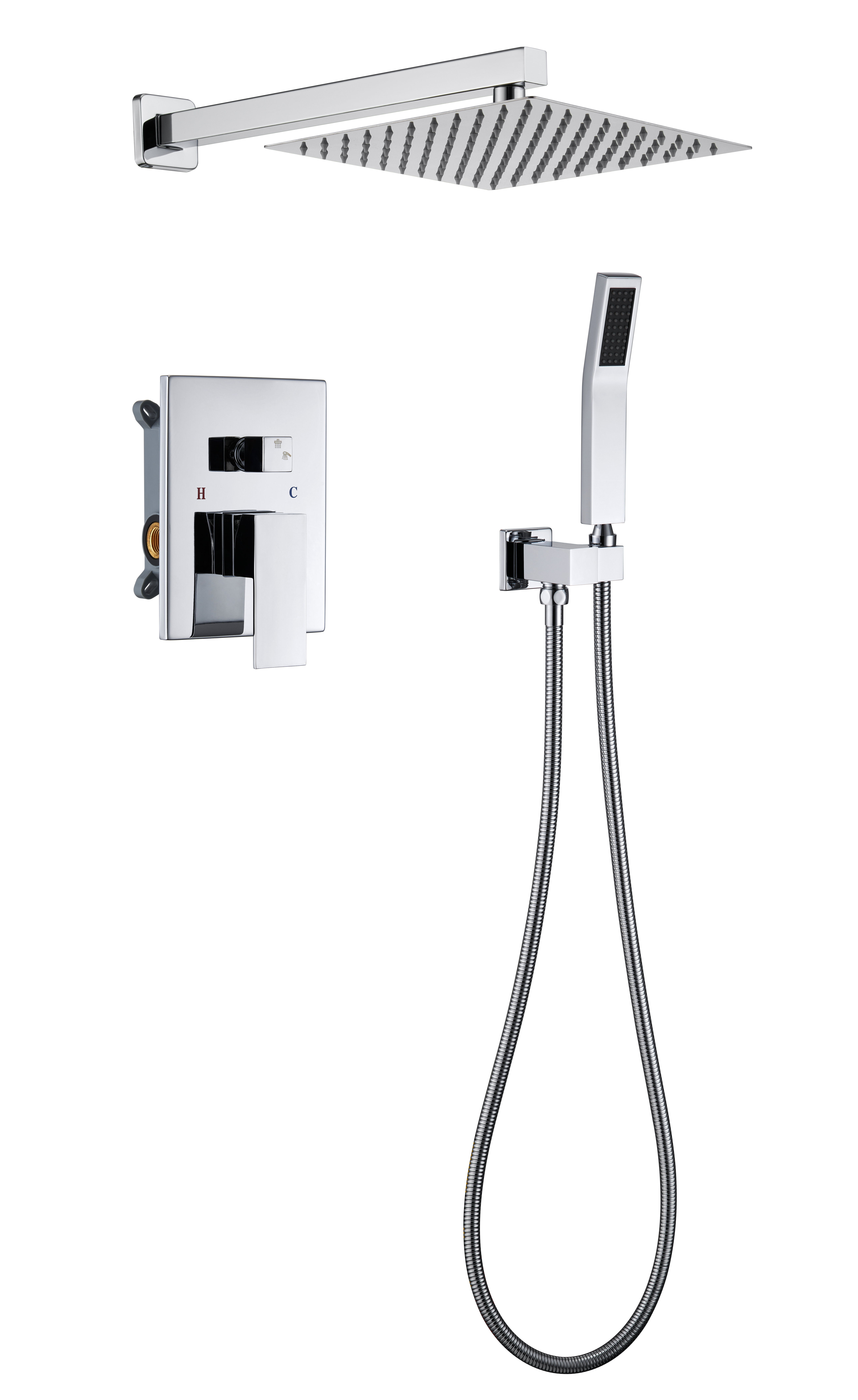 Boyel Living Complete Shower System With RoughIn Valve Wayfair