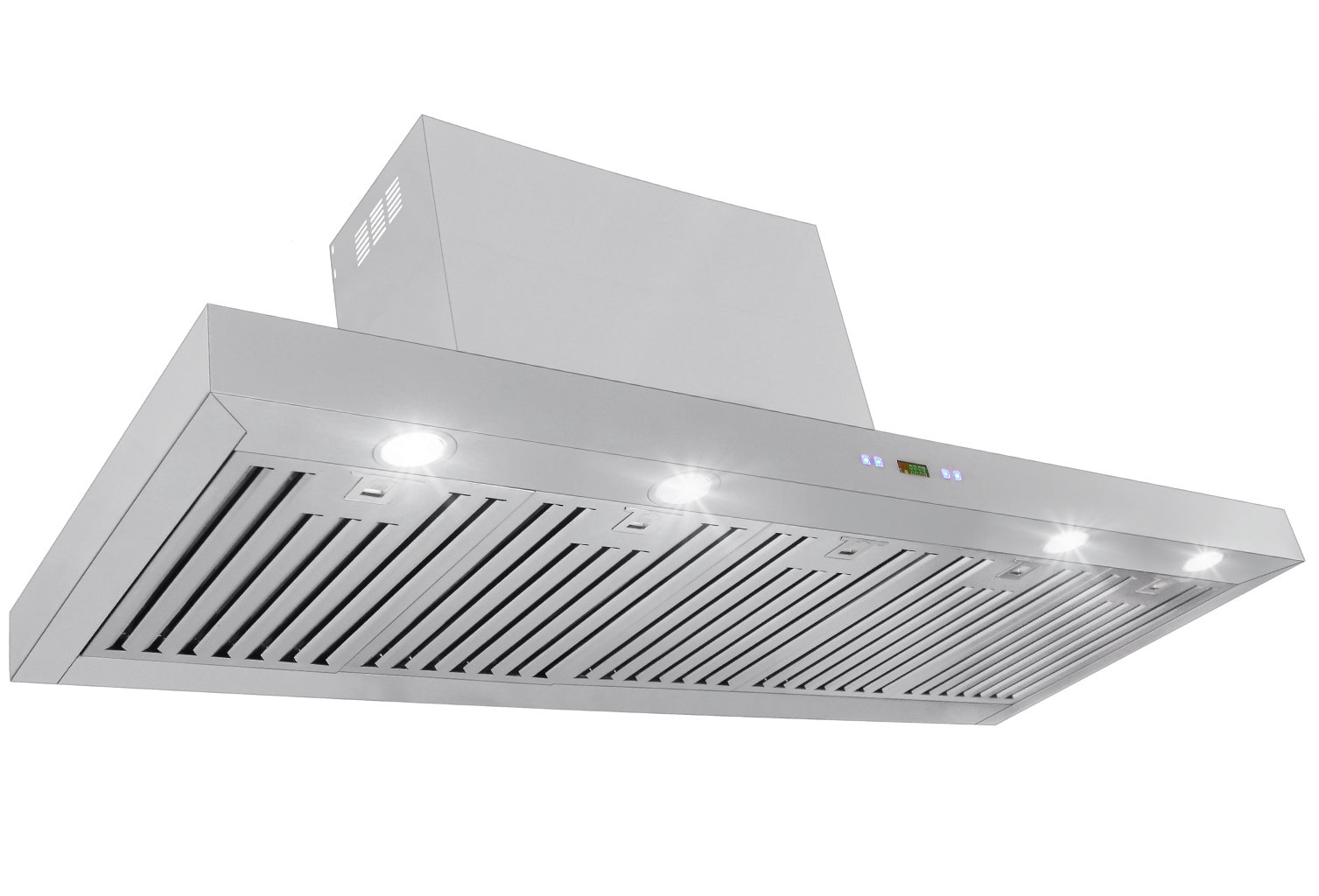 Proline Range Hoods 60 Inches 1100 Cubic Feet Per Minute CFM Ducted Wall Mount Range Hood in