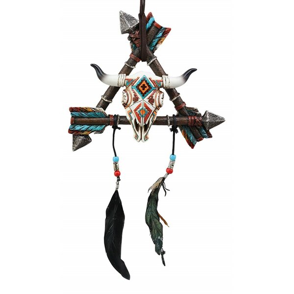 Native American-themed Space 15" Cast Iron Native American Arrow Wall Decor 