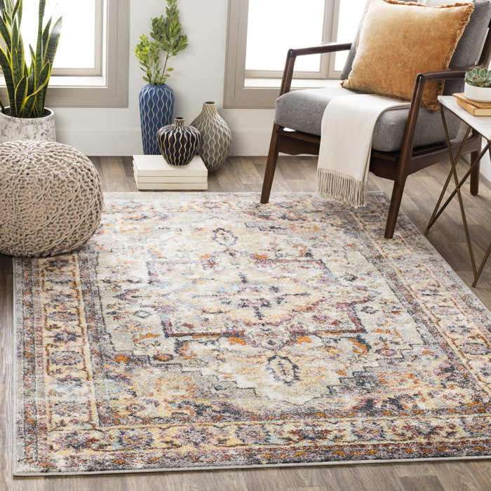 Langley Street Jamieson Oriental Gray/Camel Area Rug & Reviews | Wayfair