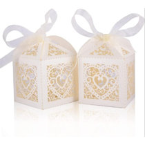 200 2"x2"x2" Black and White Marble Design Wedding Favor Boxes Gift Favors Party 
