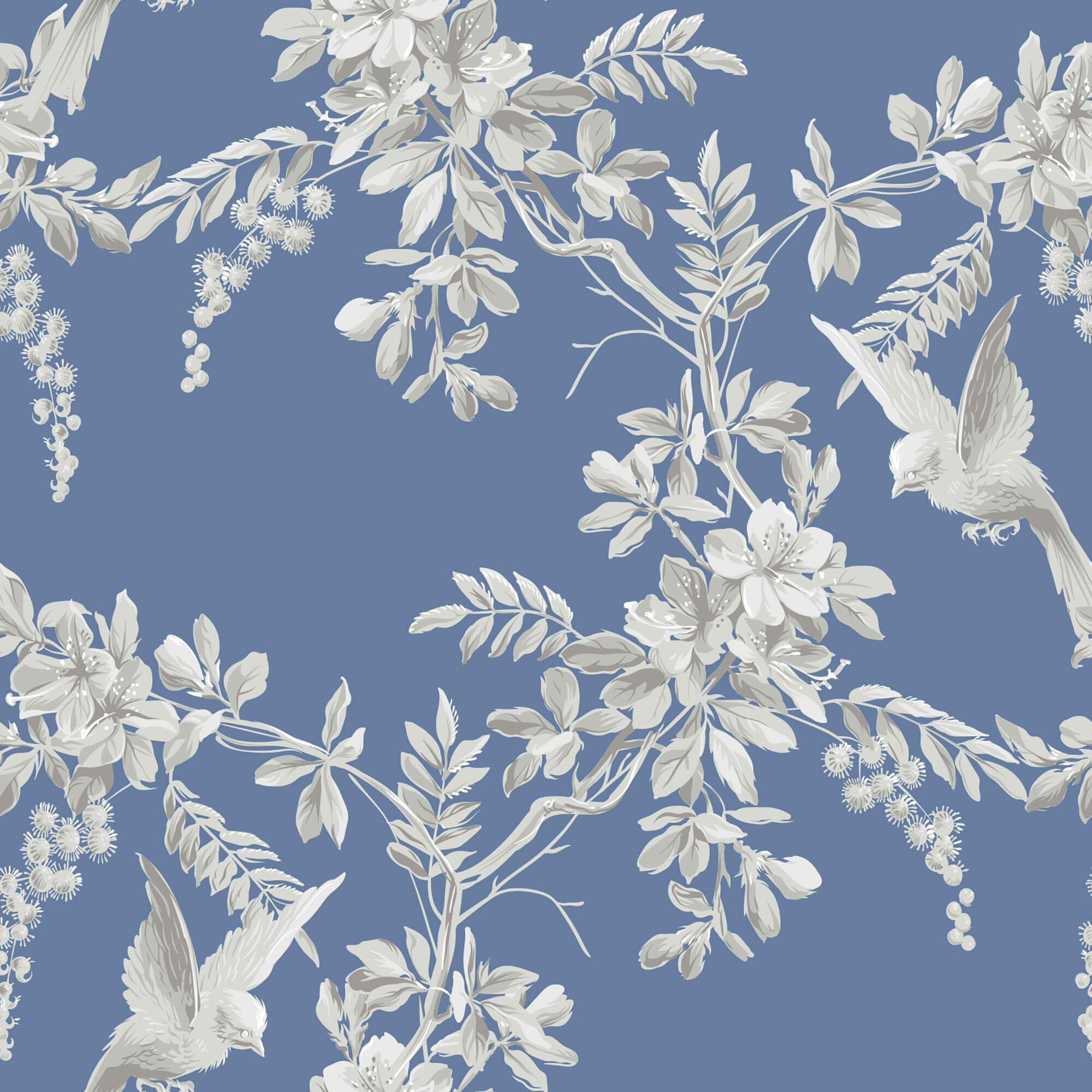 WallsByMe Peel & Stick Floral Wallpaper Wayfair