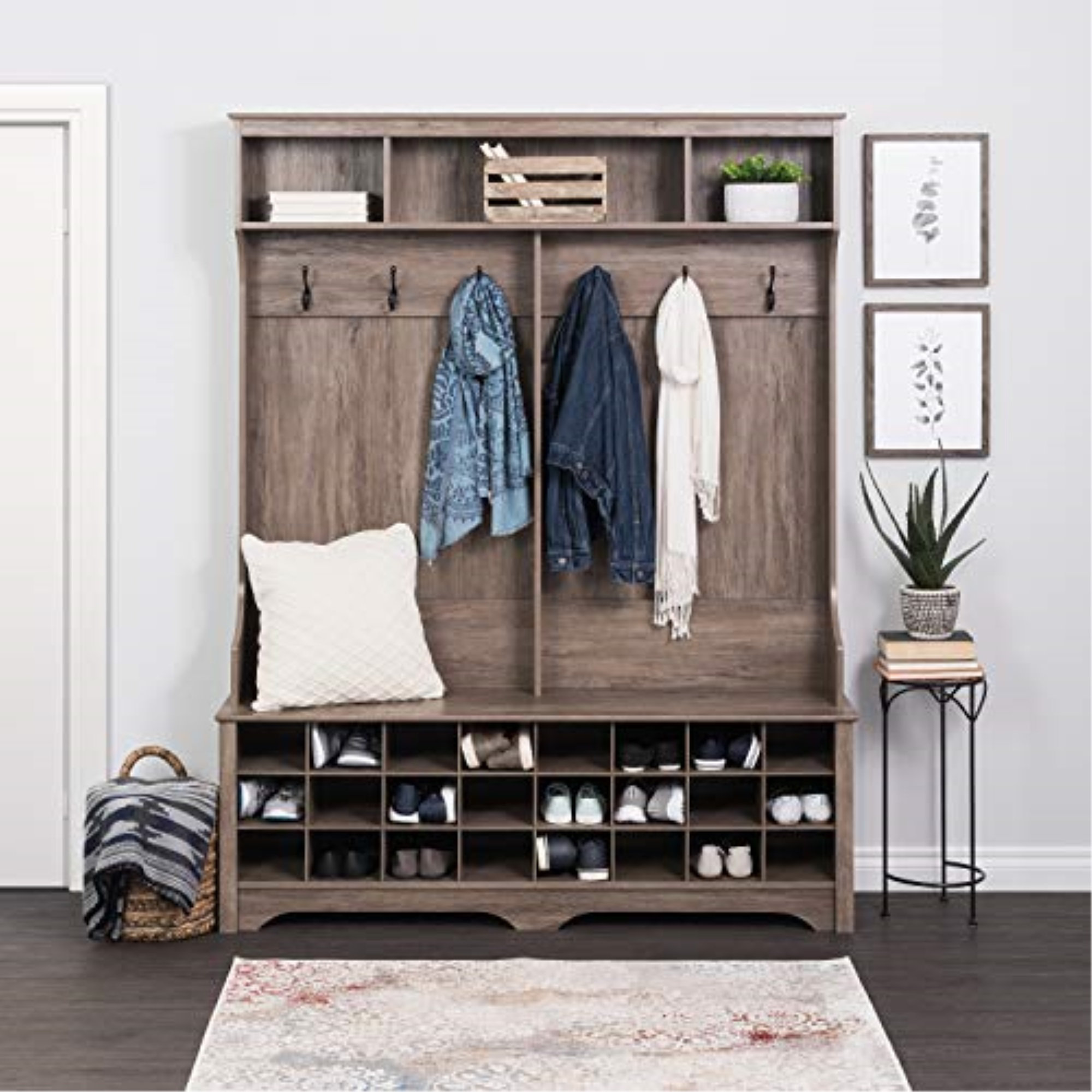 Gracie Oaks Gracie Hall Tree with Bench & Reviews Wayfair Canada
