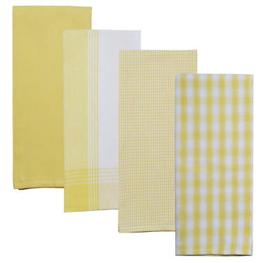 Details about   Design Imports DAFFODIL Waffle Weave Stripe 100% Cotton Kitchen Dish Towel 