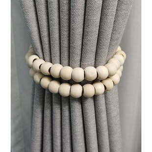1 Pair Curtain Tie Rope Curtain Tie Backs Curtain Rope Tieback Thick Twisted Decorative Cord Beige Exquisite Workmanship 