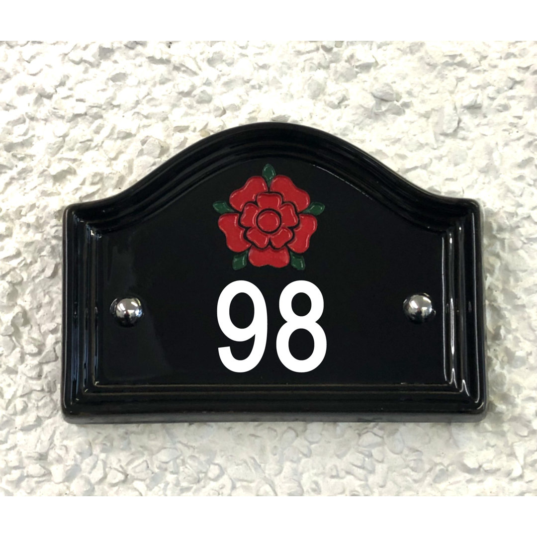 Garten Living Wandbefestigte Hausnummer Walsham