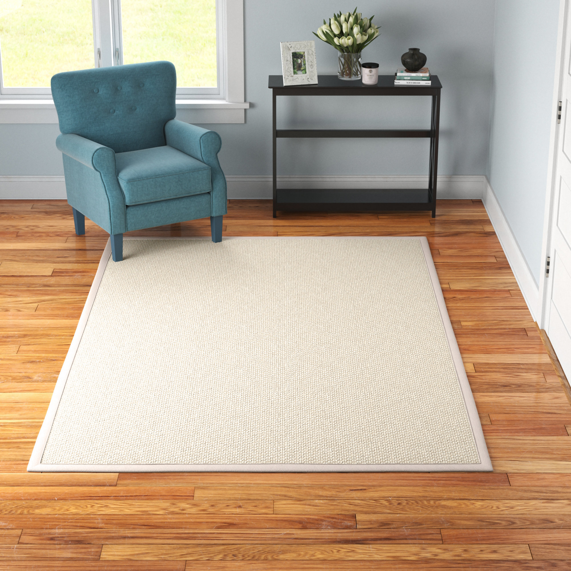 Andover Mills™ Jeremy Machine Woven / Power Loomed Jute/Sisal Marble