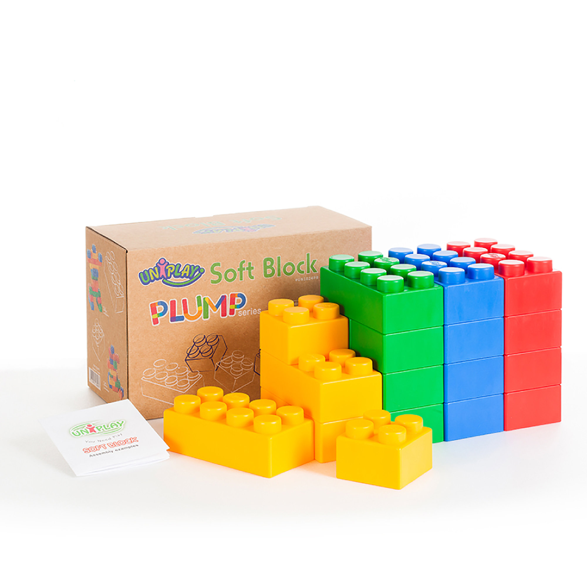 UNiPLAY Jumbo Soft Building Blocks Plump Series Wayfair