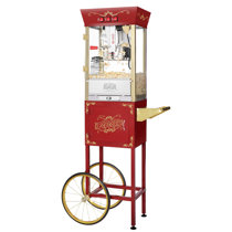 pop corn machine on wheels