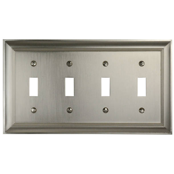 CKP Impressions 2-Gang Toggle Light Switch Combination Wall Plate ...
