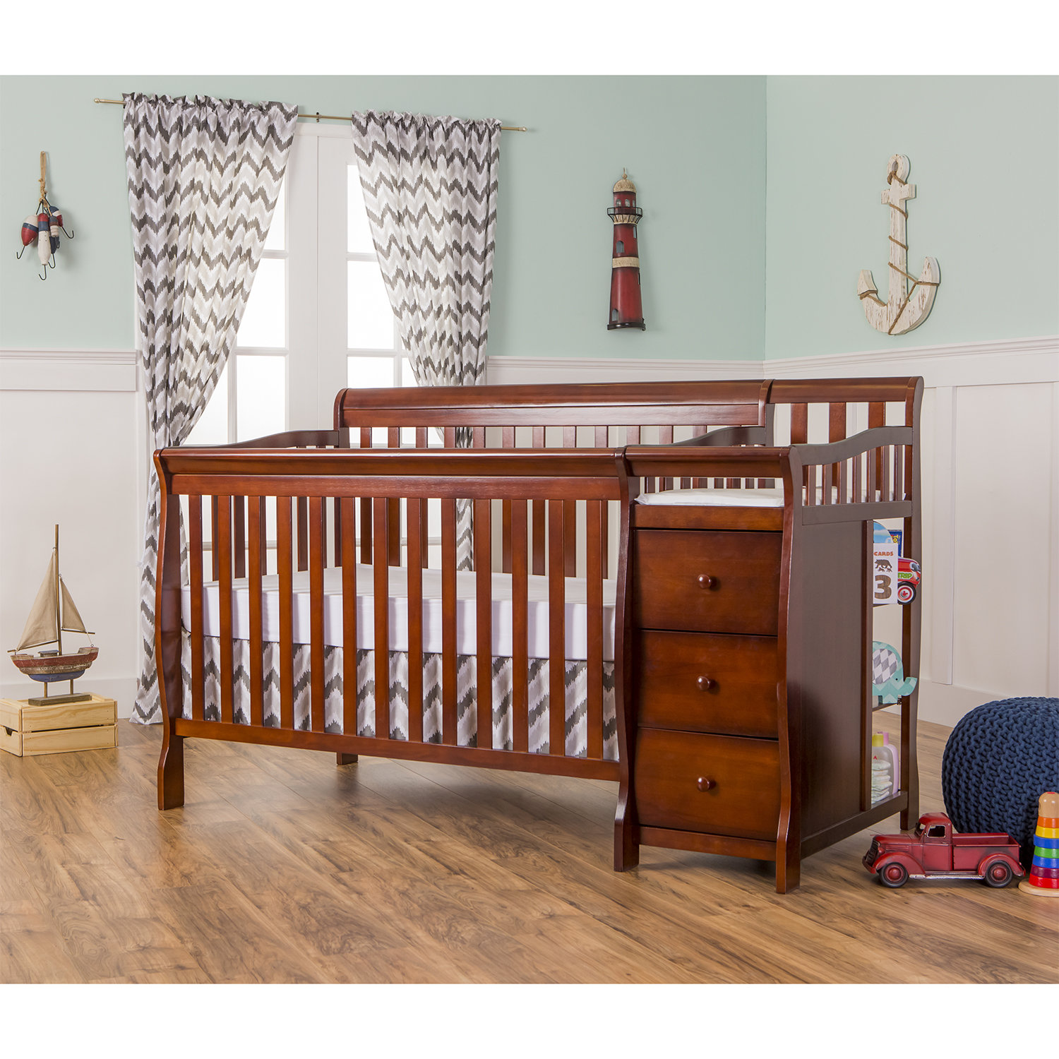 Dream On Me Brody 3in1 Convertible Crib and ChangeR & Reviews Wayfair