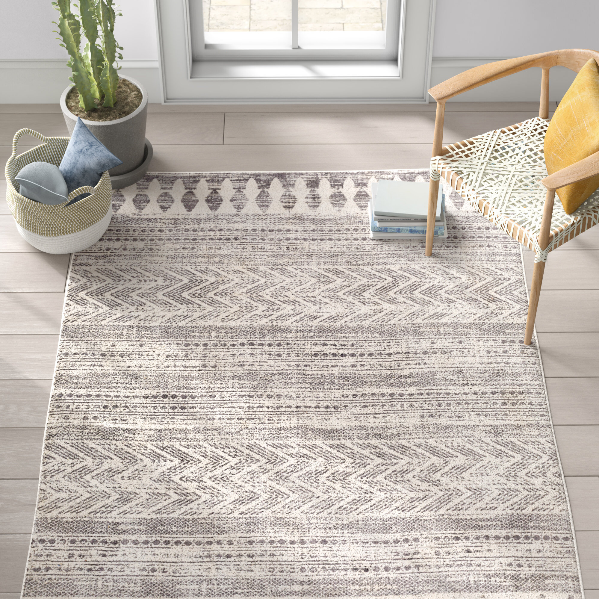Mistana™ Shyann Oriental Gray Area Rug & Reviews Wayfair