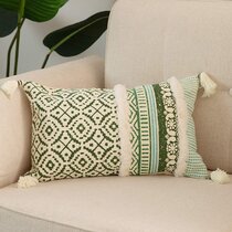 Newport Decor Mint Green Aqua Throw Pillow Cover Geometric Maze Spring Color 