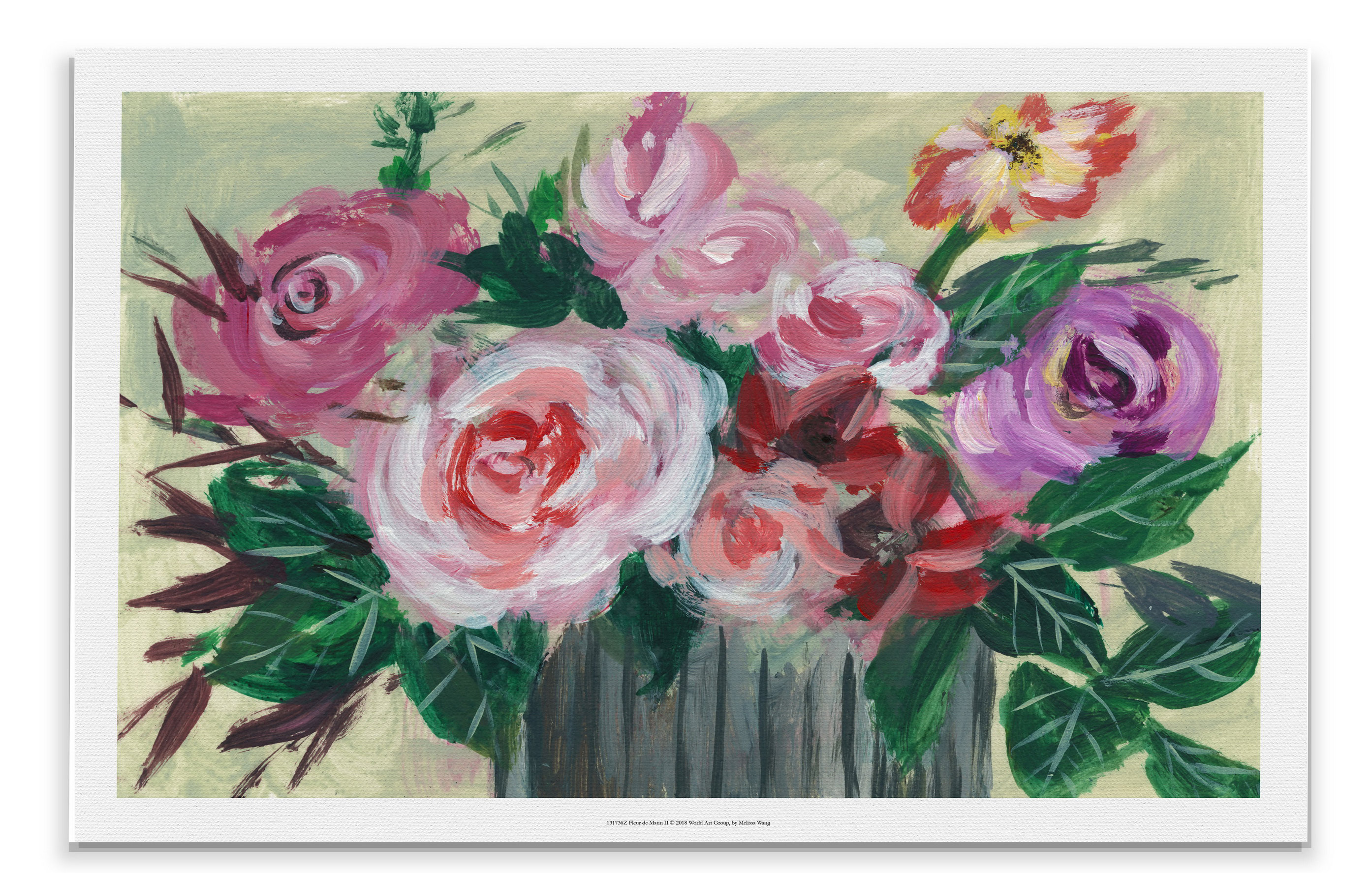 Winston Porter Fleur De Matin II Picture Frame Print Wayfair