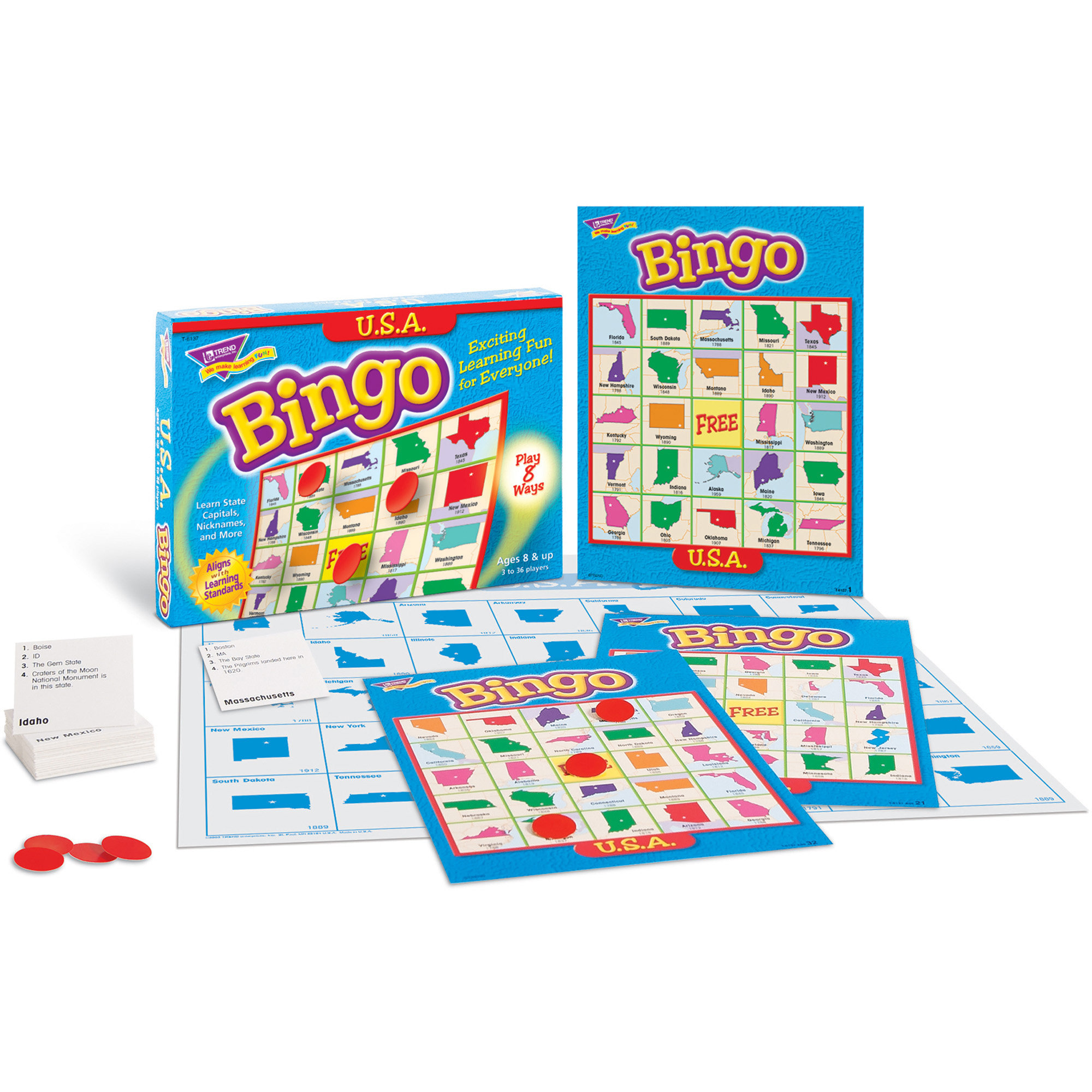 Trend Enterprises USA Bingo Game | Wayfair