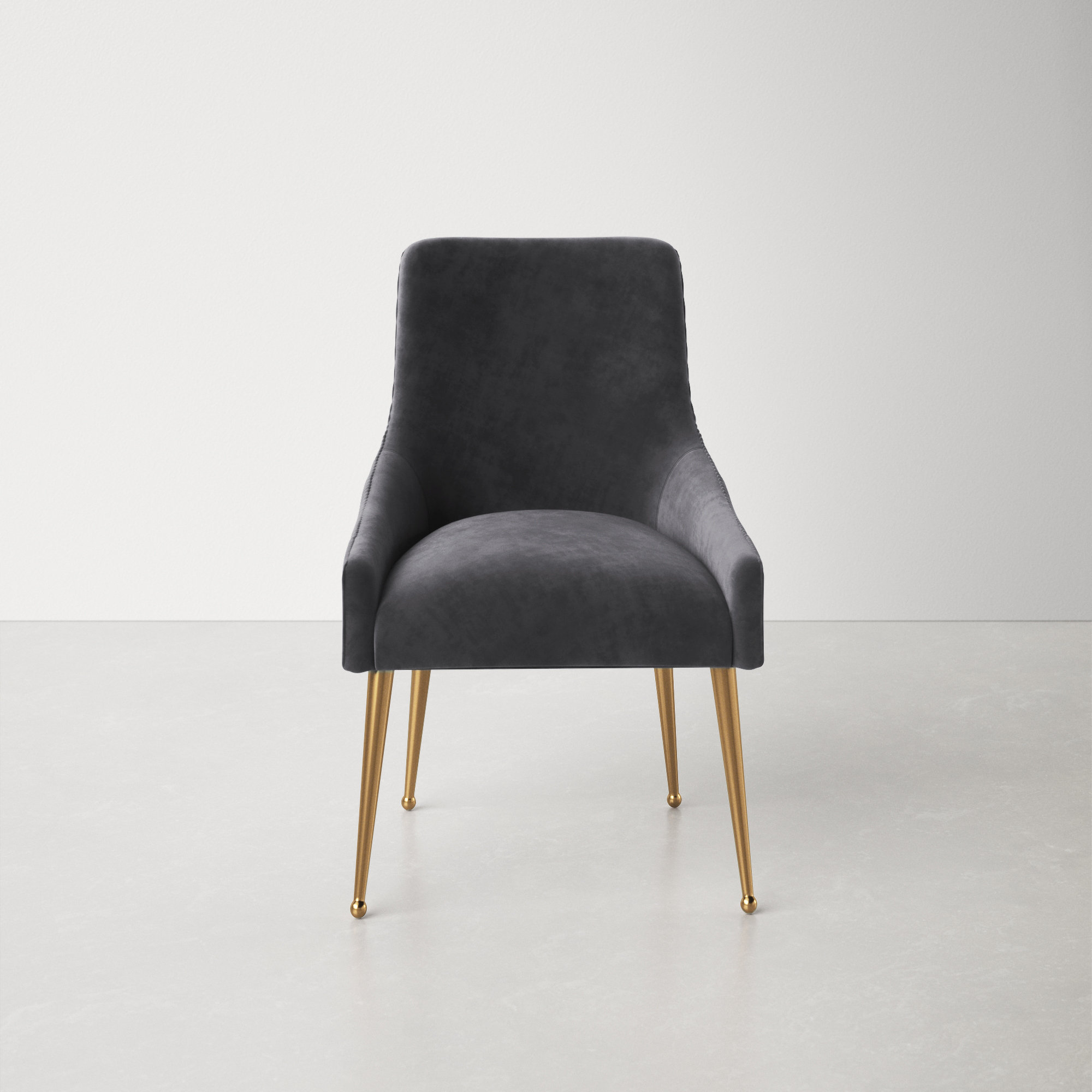AllModern Castino Velvet Side Chair & Reviews Wayfair