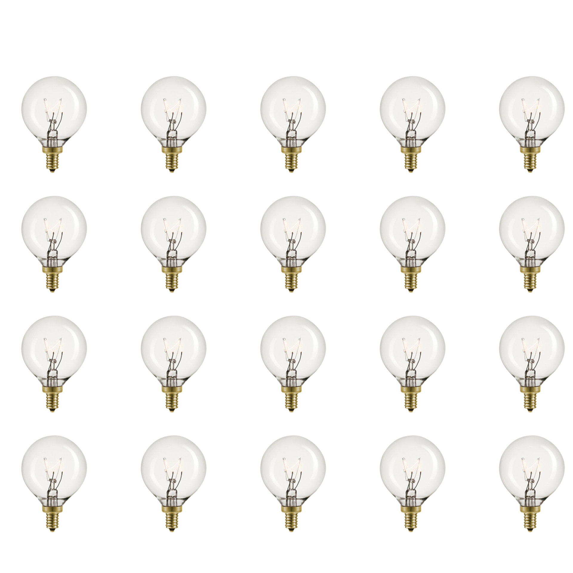 Globe Electric Company 5 Watt, Incandescent Dimmable Light Bulb, Warm