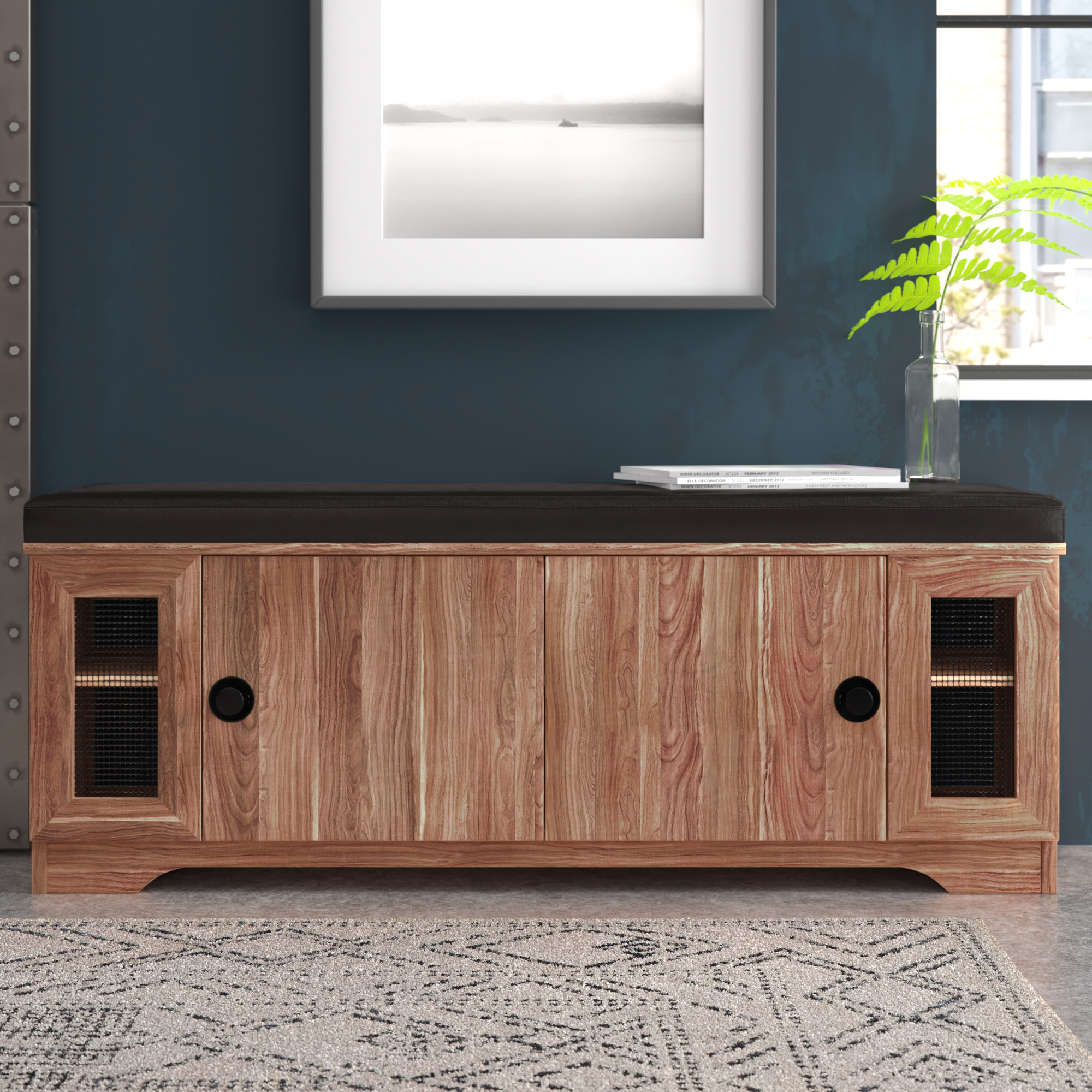 Union Rustic 8 Pair Shoe Storage Bench & Reviews | Wayfair