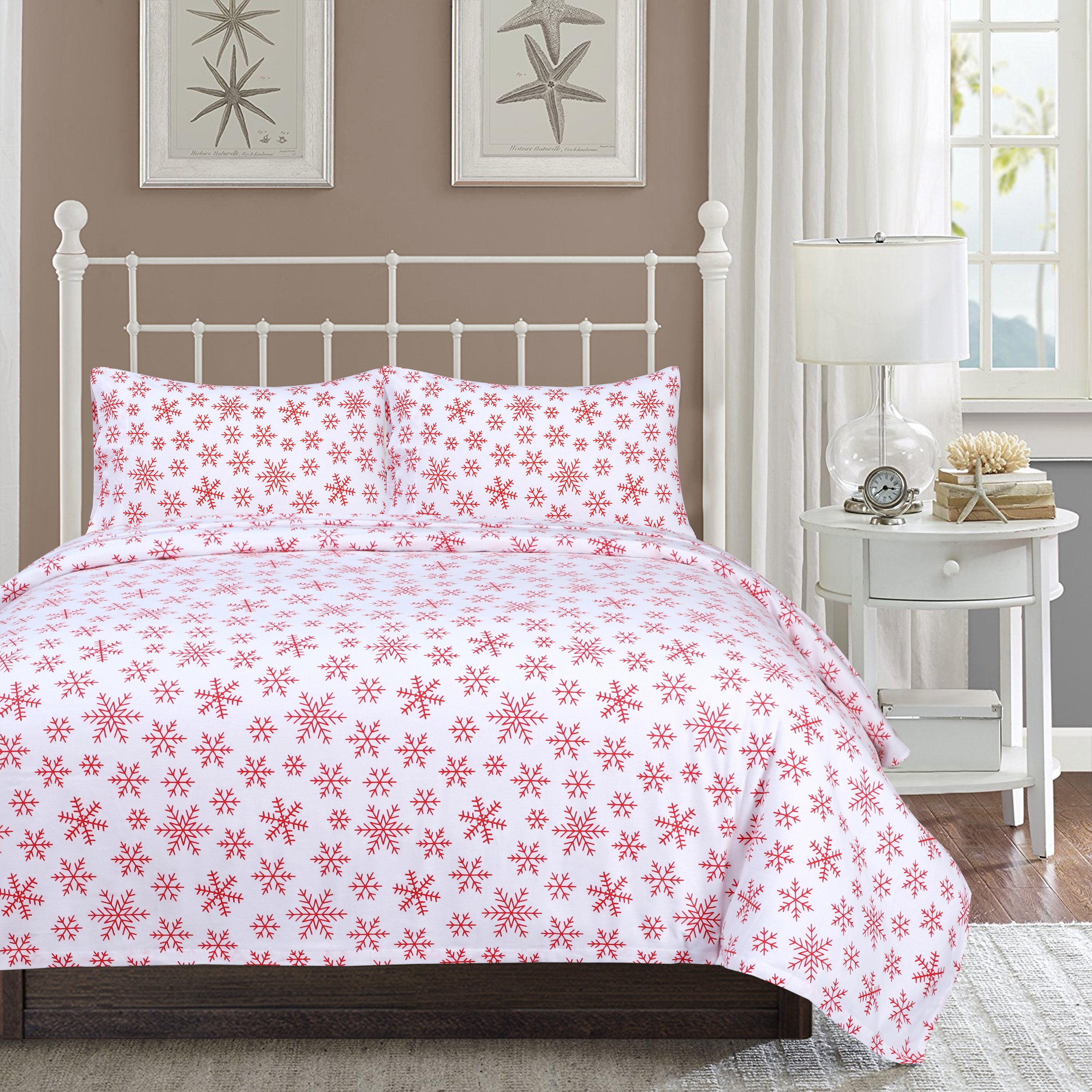 Bedlam Children's Stars 100% Brushed Cotton Reversible Duvet Cover Bed Set Pink 