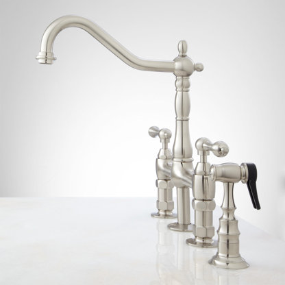 Luxury Brushed Nickel Kitchen Faucets | Perigold