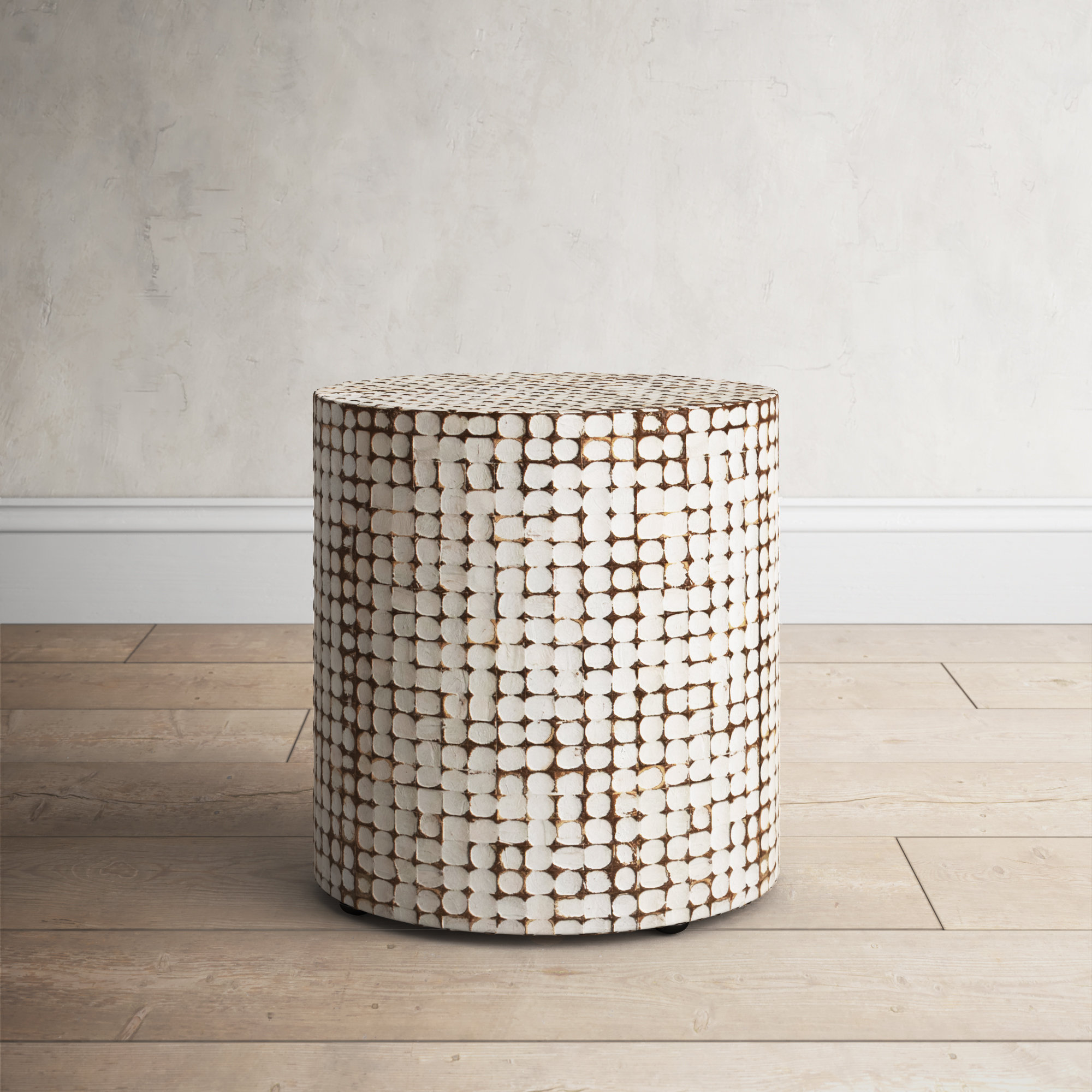 Birch Lane™ Ashburne 16'' Tall Drum End Table & Reviews Wayfair