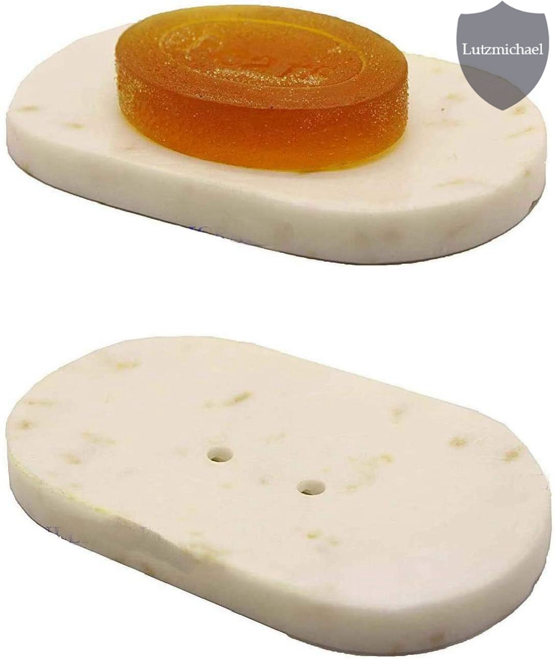 Ivy Bronx Antionna Marble Stone Eco Friendly Soap Dish Draining Tray