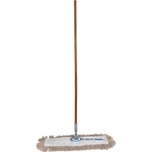 60 X 5 Wide Soft Nylon Cotton Blend Mop Head Tidy Tools 60 Inch Industrial Strength Dust Mop with Extendable Metal Handle 
