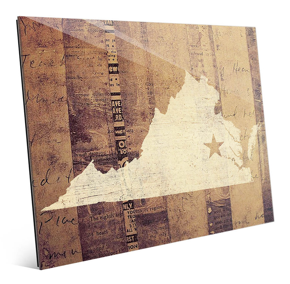 Click Wall Art Virginia Rustic by Click Wall Art Exclusive Designer