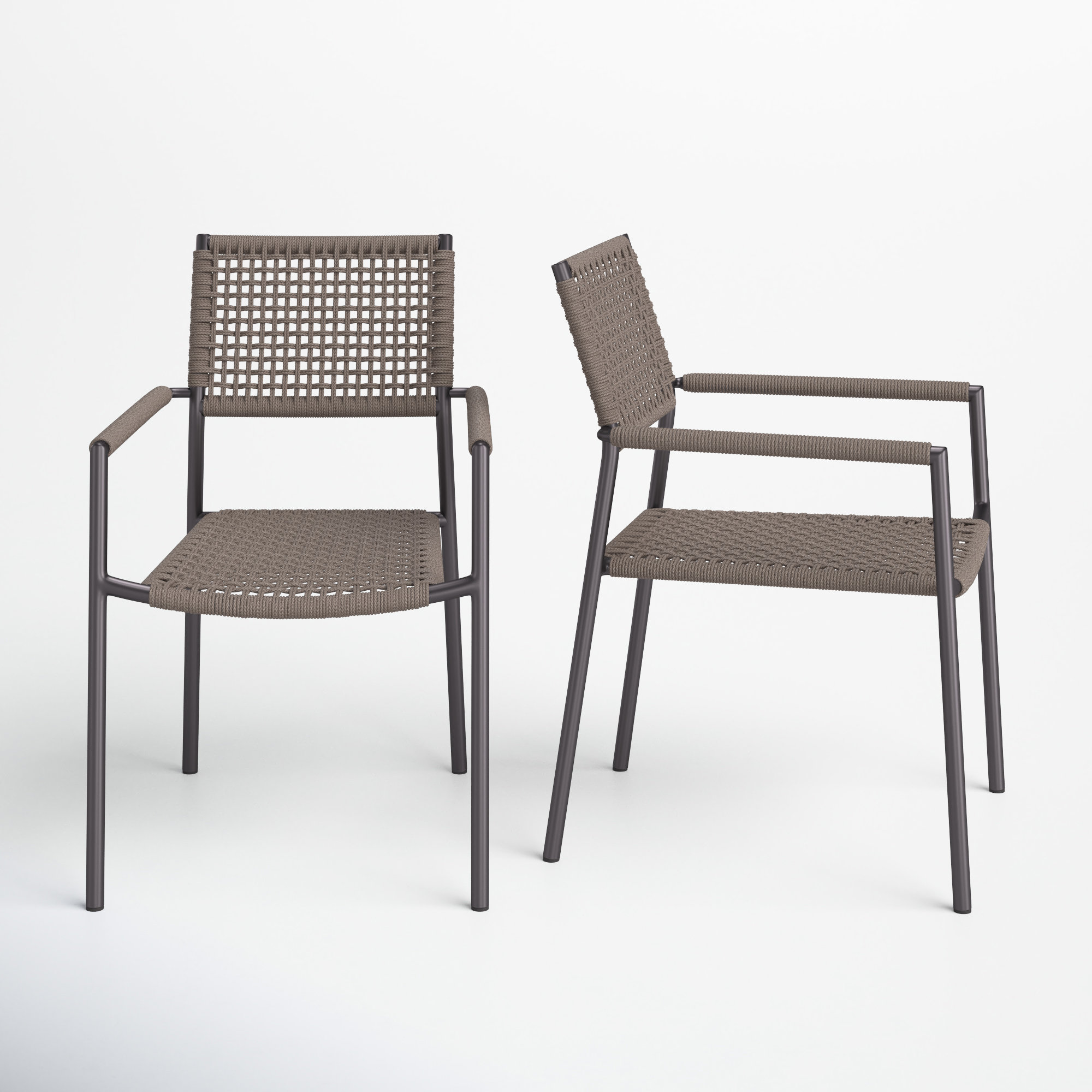 Joss & Main Archie Stacking Patio Dining Chair Wayfair