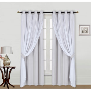 Pair Fully Lined Jacquard Diamond Detail Curtains Ties in 11 Sizes & 6 Colours 