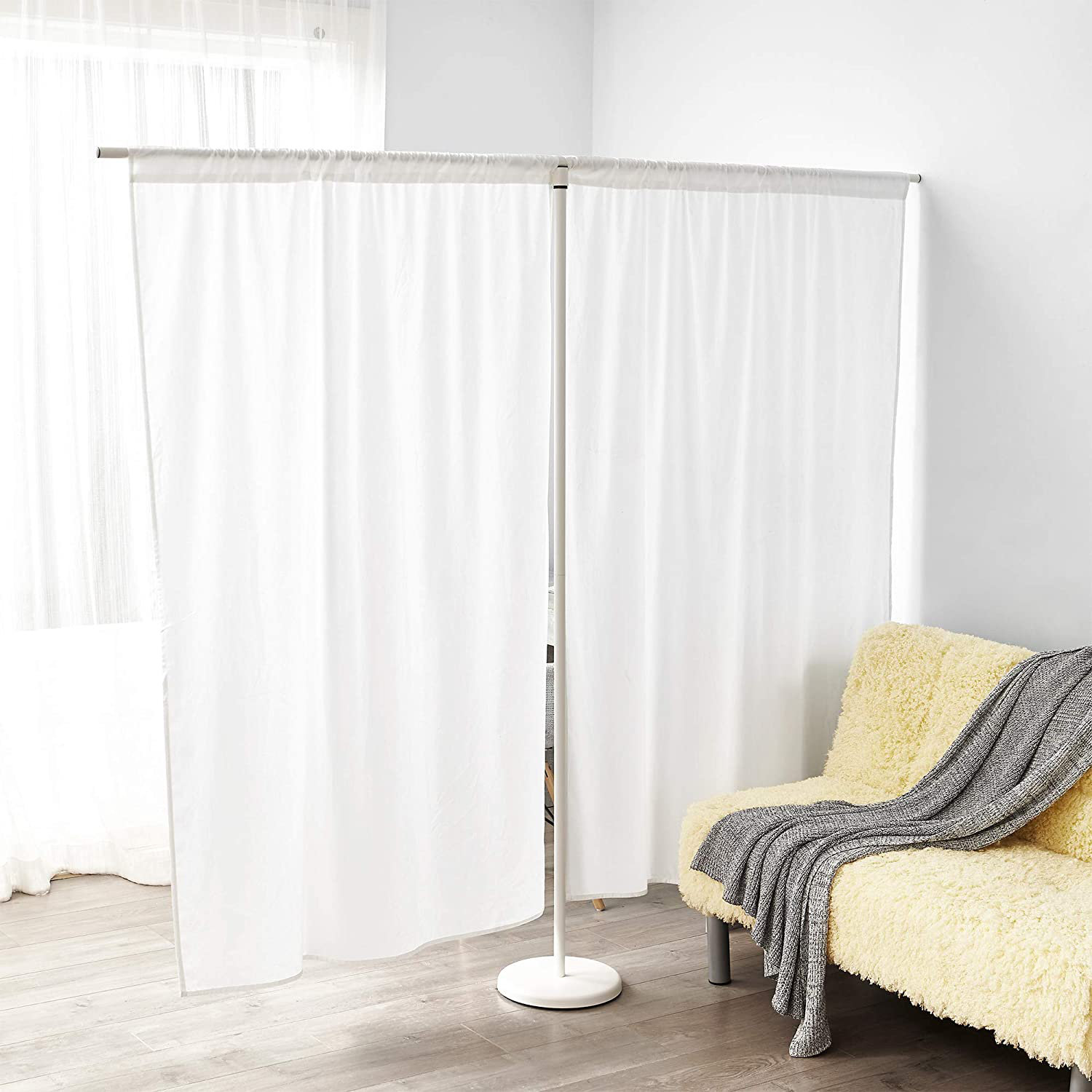 DormCo Don't Look At Me® Instant Room Divider (TShaped) White