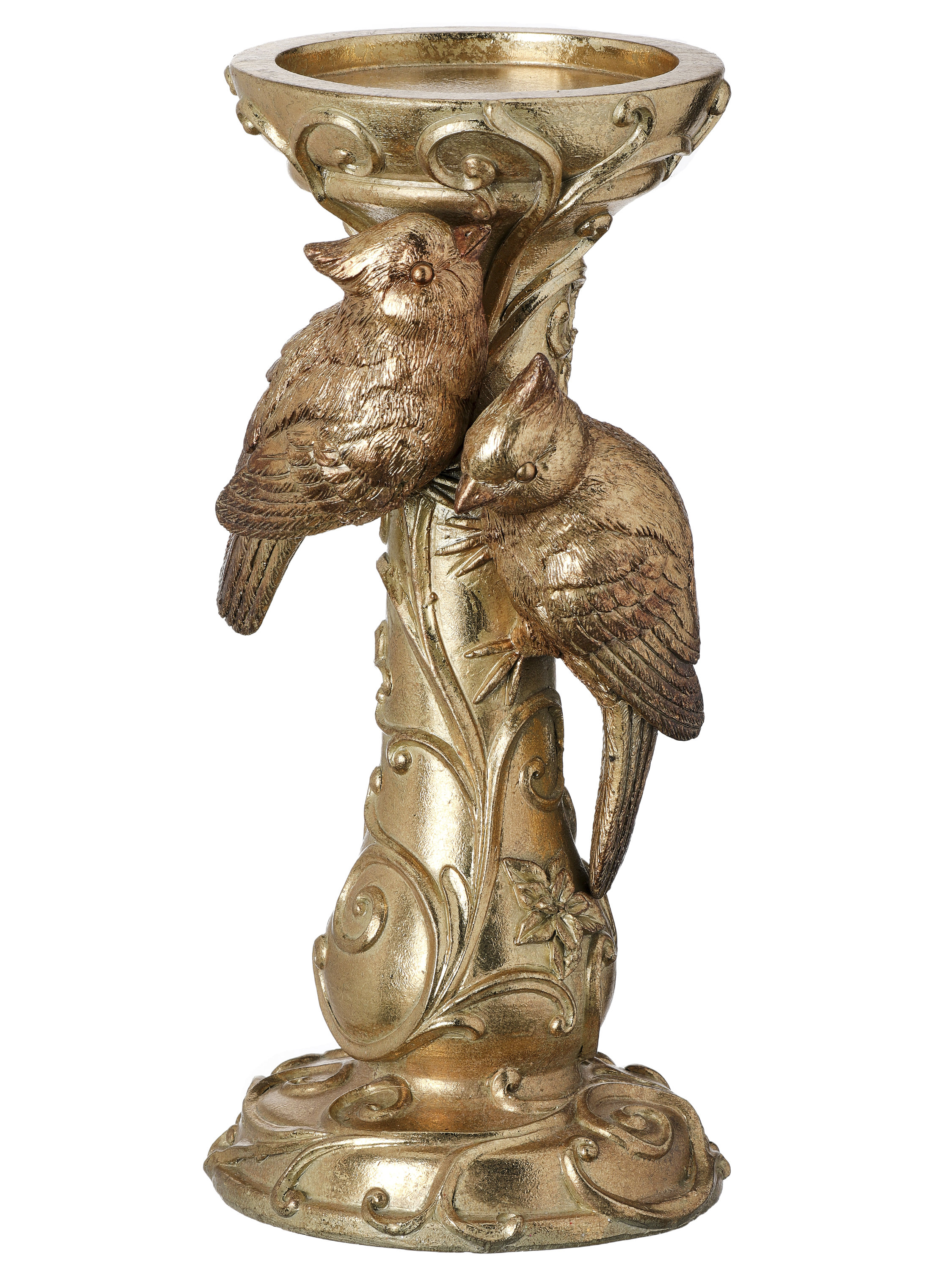 Regency International 10" Resin Cardinal Couple Candle Holder Wayfair