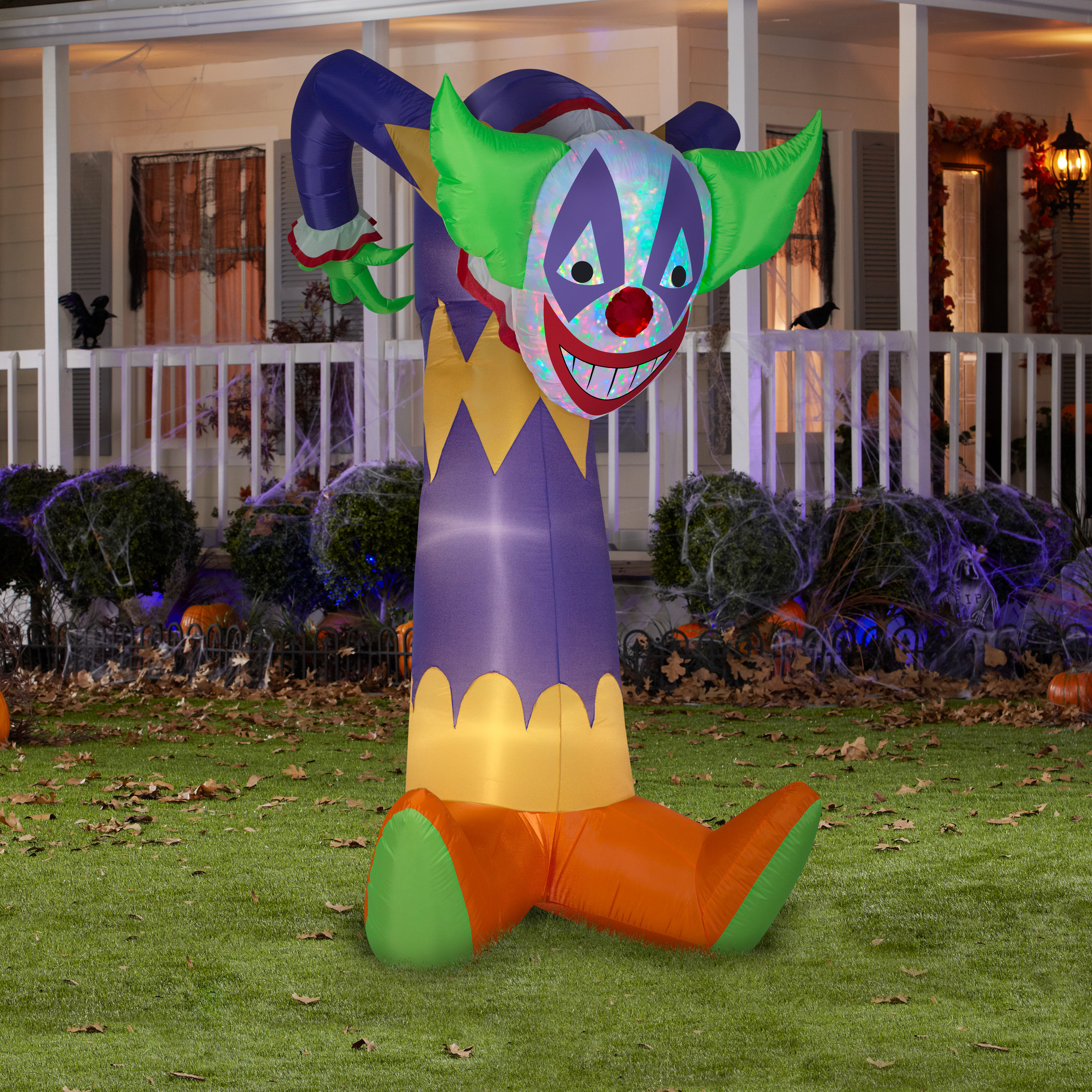 Gemmy Industries GemmyCreepy ClownHalloween Inflatable84 In. H 1 Pk |  Wayfair