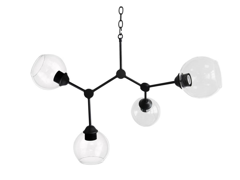 Corrigan Studio® Ch5711side 4Bk4 Light Compound Chandelier Bk Wayfair