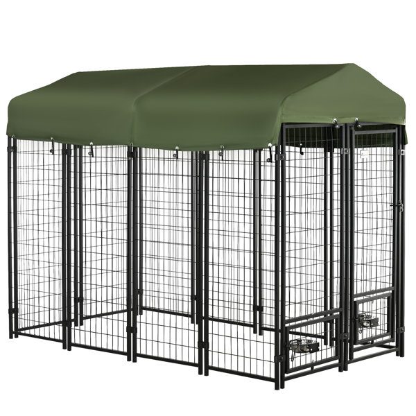 10 x 10 welded wire dog kennel