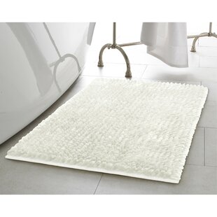 Turquoize Bath Rugs for Bathroom Sets 2 Striped Chenille Bath Mat Plus Toilet Rugs U Shaped Contour Extra Thick Non Slip and Absorbent Rugs 2 Pieces Black Standard: 20 x 32 and 20 x 20 U